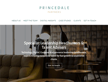 Tablet Screenshot of princedalepartners.com